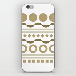 Patterned shape line collection 11 iPhone Skin
