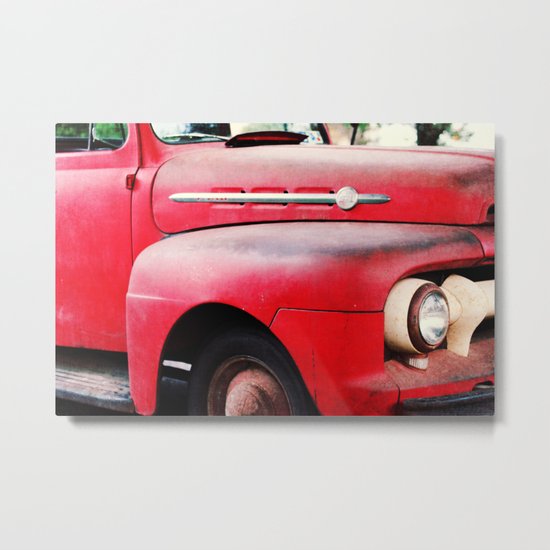 old red Metal Print