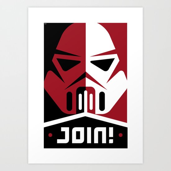 Join the Troops Art Print