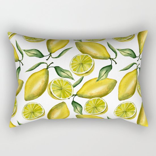 Lemons Rectangular Pillow