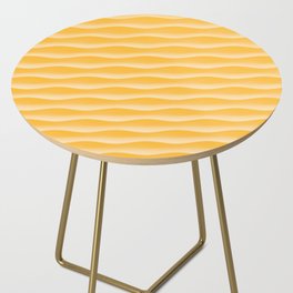 Wave Rows Marigold Side Table