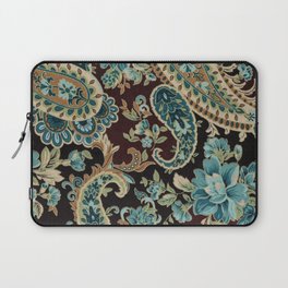 Granny's Terrific Turquoise Teal Paisley Chic Laptop Sleeve