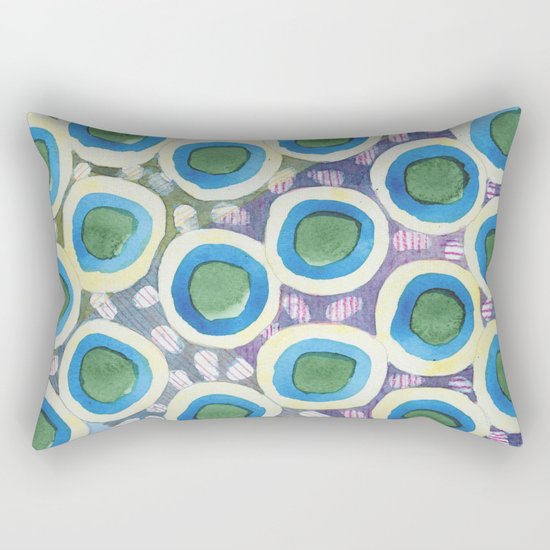 Four Directions Dot Pattern Rectangular Pillow