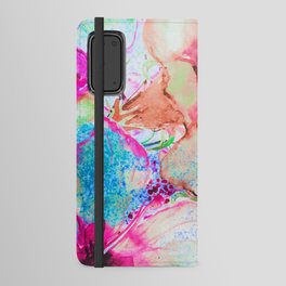 Fabric Rainbow Pattern Design Android Wallet Case