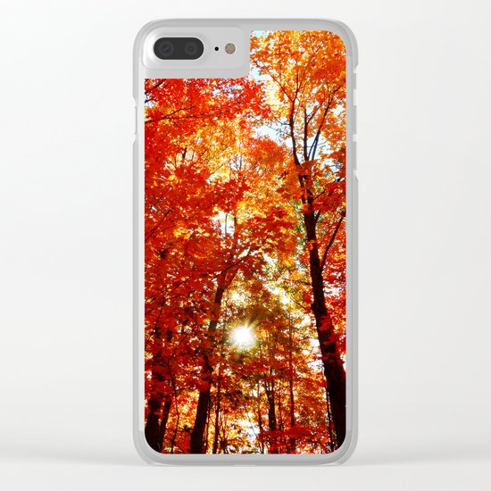 Sun in the Trees Clear iPhone Case