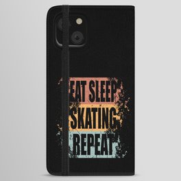 Skating Saying funny iPhone Wallet Case