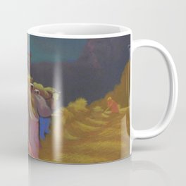 Race Against the Rain - Haying Before the Storm landscape painting by Bernard Steffen Coffee Mug