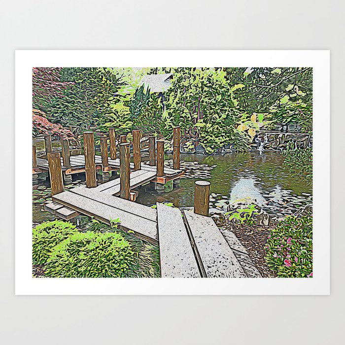 Royal Tasmanian Botanical Gardens Art Print