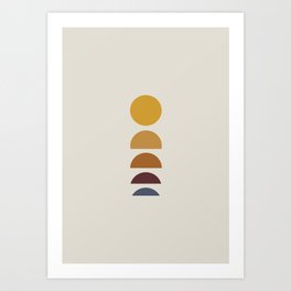 Minimal Sunrise / Sunset Art Print