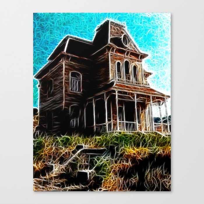 Magical Psycho Haunted House Canvas Print