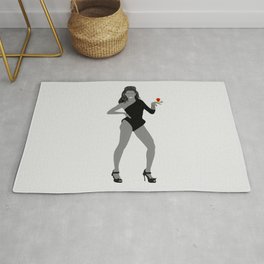 Queen B Single Ladies Put a Ring Pop On It Rug