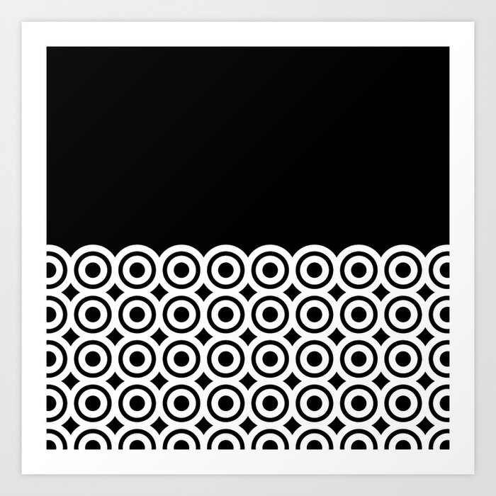 Raspust Black White Art Print By Trebam Society6