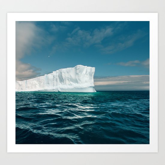 North Atlantic Iceberg Art Print