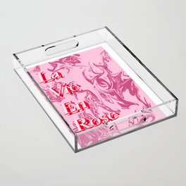 La Vie en Rose - Art 4 Acrylic Tray