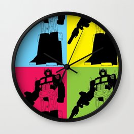 Optimus Prime Pop Art Wall Clock