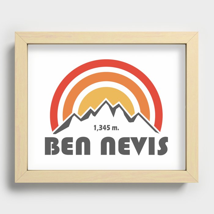 Ben Nevis Recessed Framed Print