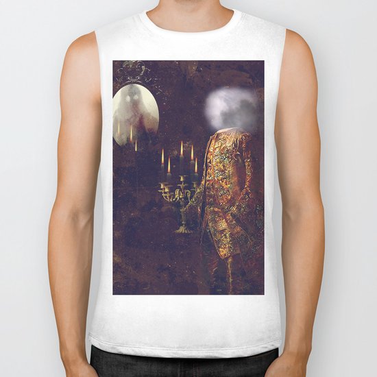 ghosts of the Louvre Biker Tank