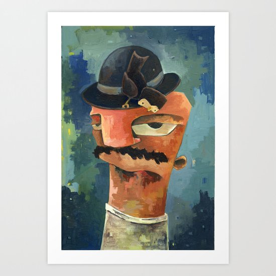 Sitting Pretty - New Acrylic Painting from Lewis Acrylics Art Print
