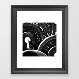 Plates Framed Art Print