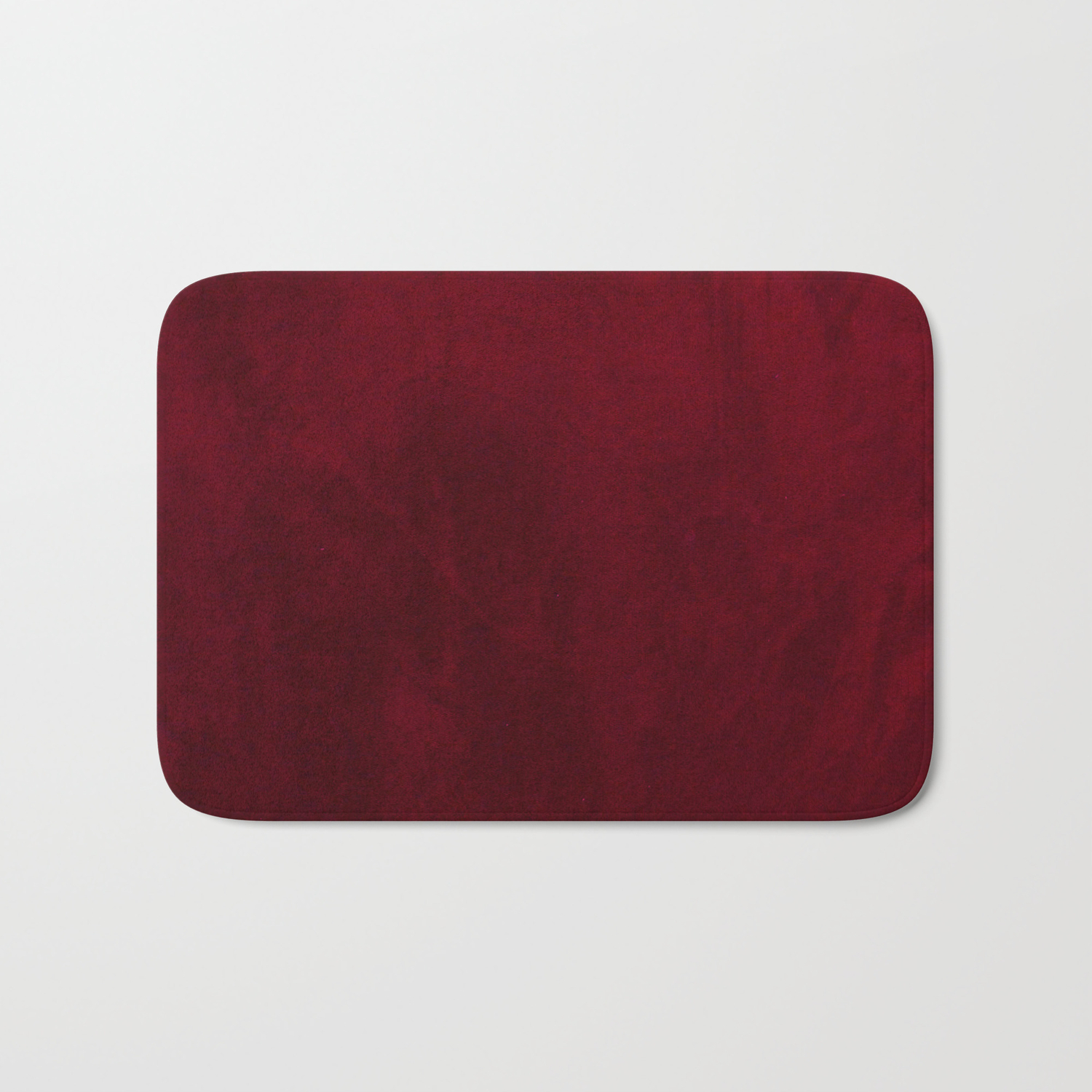 Velvet Design Red Dark Burgundy Bath Mat By Pavlova Society6
