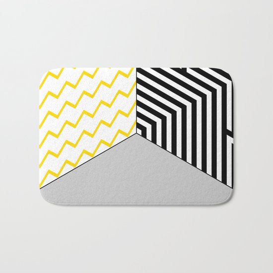 Geometric Circle #2 Bath Mat