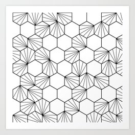 Hexagonal Art Prints Society6