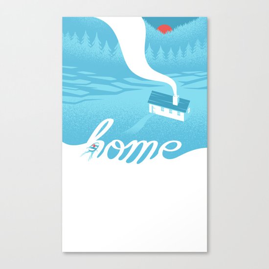 Home is everywhere Canvas Print