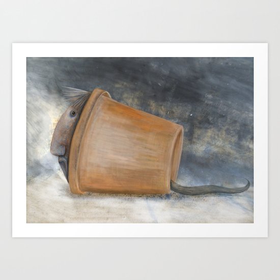Pot pet Art Print