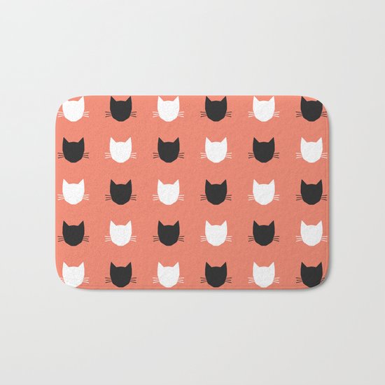 Cat Pattern 02 Bath Mat