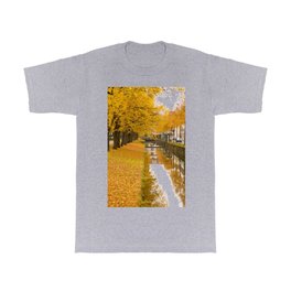 Colorful Autumn Landscape Lake T Shirt