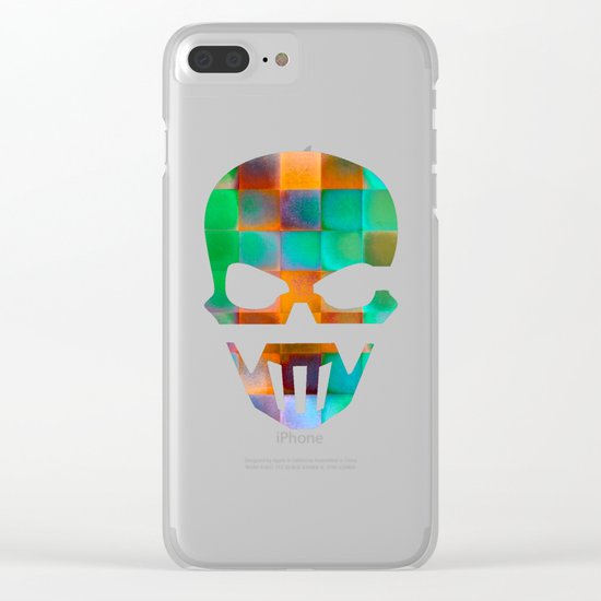 CHECKED DESIGN II Clear iPhone Case