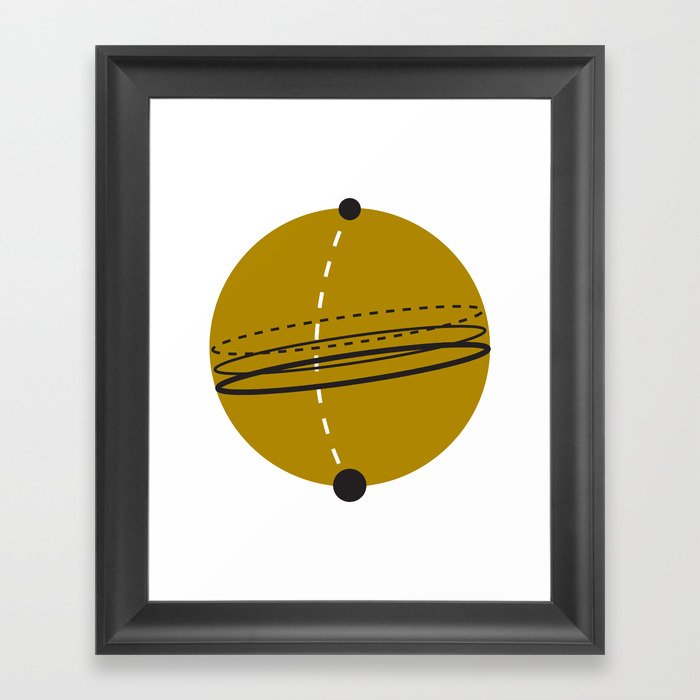Elliptical Orbit Framed Art Print