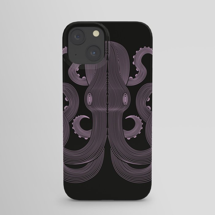 Geometric octopus iPhone Case