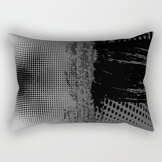 Land In Turmoil Rectangular Pillow
