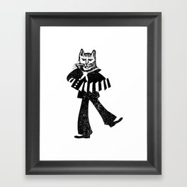 Sailor Jack the Cat Framed Art Print