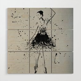 Ballerina №036  Wood Wall Art
