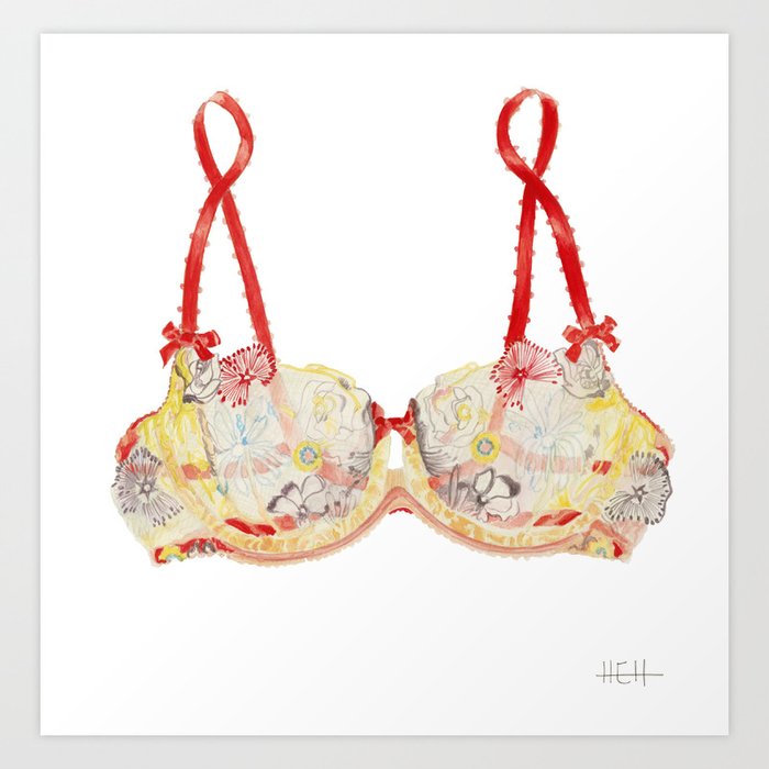 Floral (Agent Provocateur) Print by HEH Designs Society6
