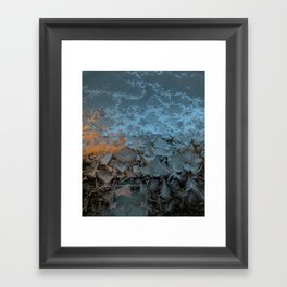 Behind the Frost Framed Art Print