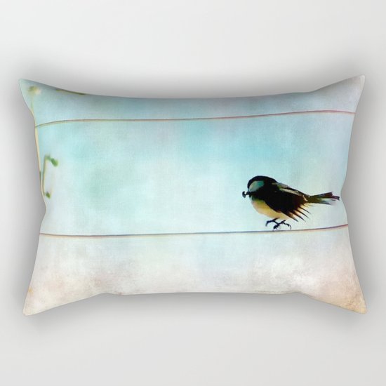 One Sunflower Seed Rectangular Pillow