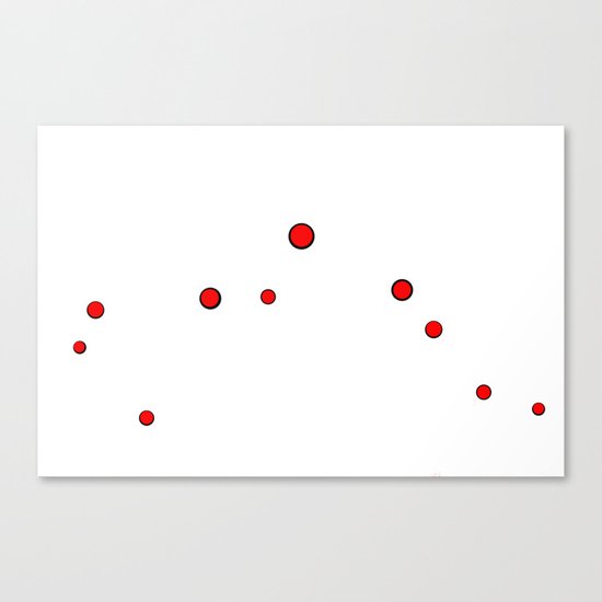 Simply Dots Canvas Print
