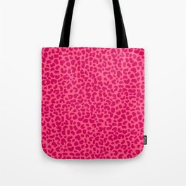 Feline Animal Print - Red Violet Tote Bag