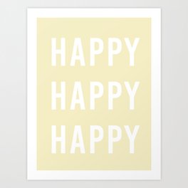 happy happy happy Kunstdrucke