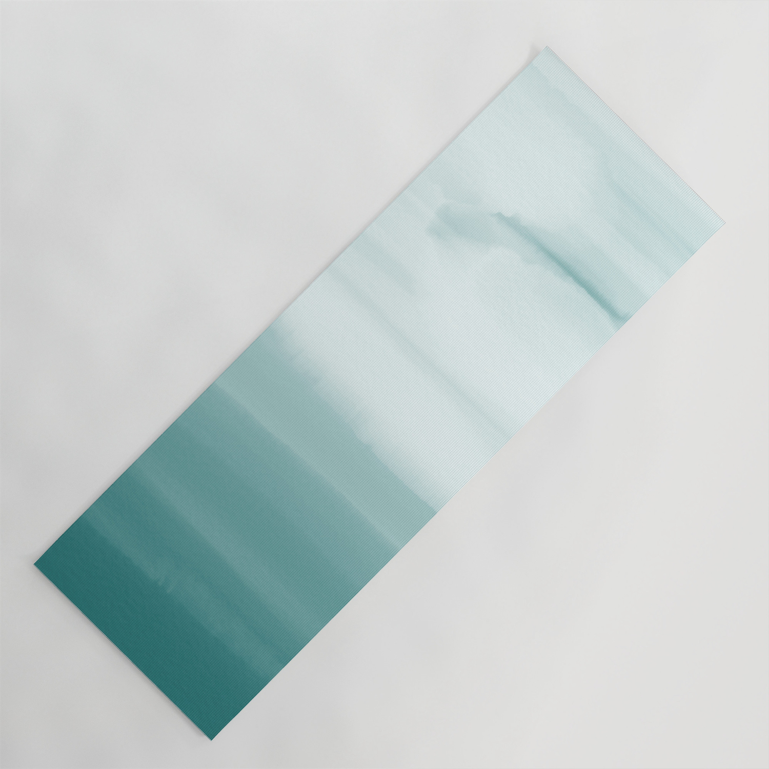 Ocean Sky Surf Waves Teal Blue Green Water Clouds Watercolor Painting Beach Bathroom Decor Yoga Mat By Palmtreeprints Society6