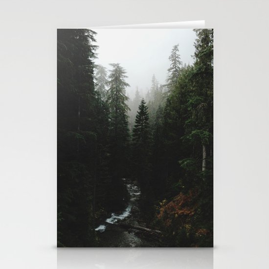 Rainier Creek Stationery Cards