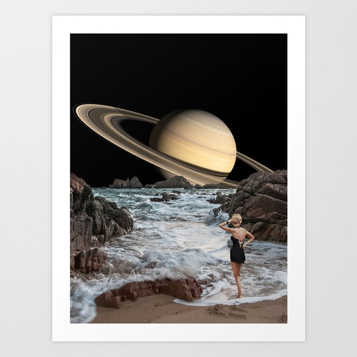 Saturn Tide Art Print