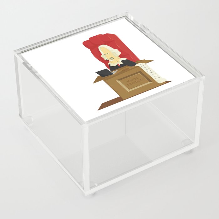 Judgement from Home Office. Acrylic Box