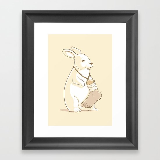 Lucky Framed Art Print