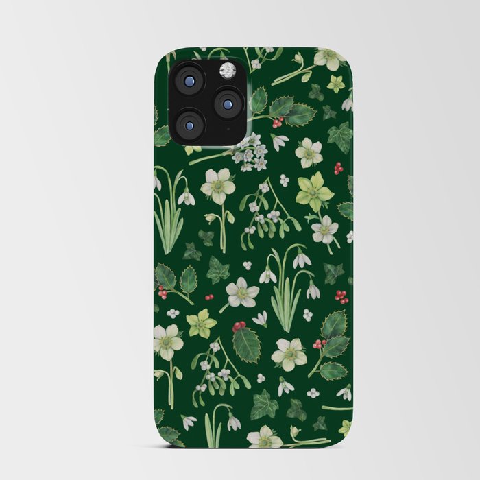 Winter Garden - dark green  iPhone Card Case