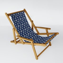 Calico Meadow Blue Sling Chair