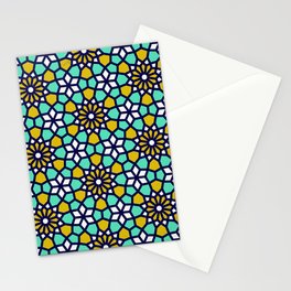 Persian Mosaic – Yellow & Green Stationery Card